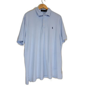 Ralph Lauren Men's Light Blue Polo Shirt - XL